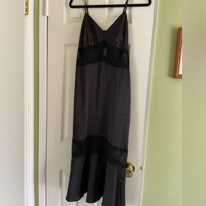 Black slip dress size small